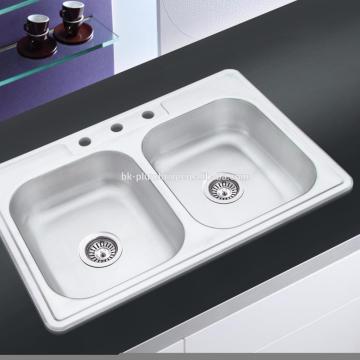 Malaysia Two Bowl Stainless Steel Sink