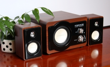 High-End Bluetooth 2.1 Channel Professional Hifi Stereo Speaker (40W Subwoofer)