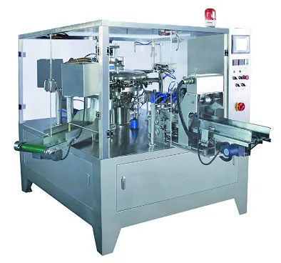 Rotary packing machine for solid product