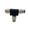 M12 T Connector Female to Male 4-pole