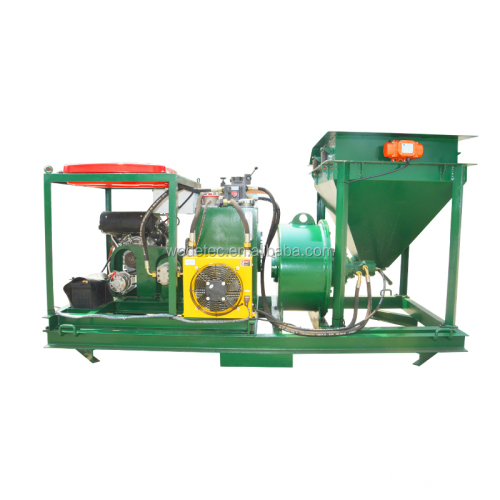 Affordable Low-Maintenance Gasoline-Powered Cement Concrete Mixer and Shotcrete Pump with Hose System