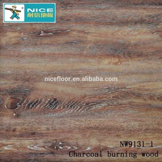 Charcoal burning wood LAMINATE WOOD FLOORING HDF core engineered wood floor