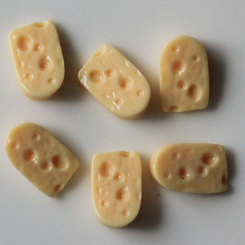 Herstellung Netter Loser Käse Günstige Kawaii 100pcs Mini Künstliche Lebensmittel Stil Spielzeug für Baby Kinder DIY Stück