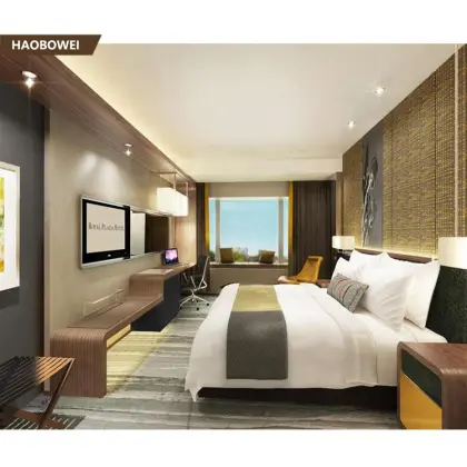 Holiday Inn Luxury Modern Hotel Bedroom Furniture Set from China Factory