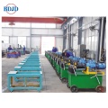 Electric steel rebar threading machine