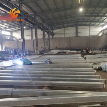 Customized Waterproof Octagonal Street Lamp Poles 8-10 Meter