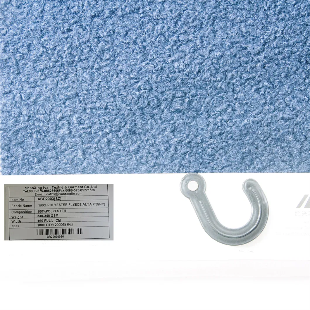 ผ้าขนแกะโพลีเอสเตอร์ 100% สำหรับเสื้อผ้าแฟชั่น