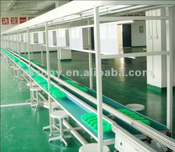 Bilateral automatic plugin assembly line