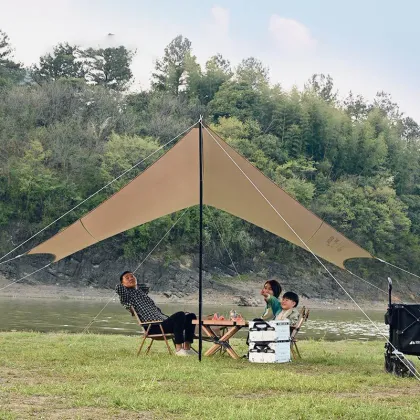 Jetshark Outdoor Windproof Rainproof Sunscreen Tent