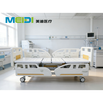 Customized Multifunctional Electric Hospital Bed with Central Control Brake & 4 Side Rails