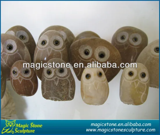 stone owl sculptures