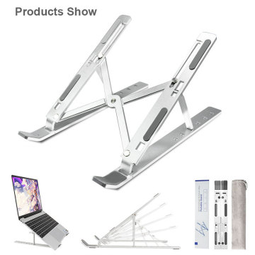 Ergonomic Portable Foldable Aluminum Laptop Stand for 10-17 Inch Laptops