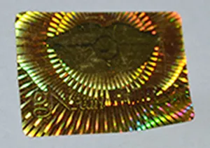 anti-fake holographic sticker