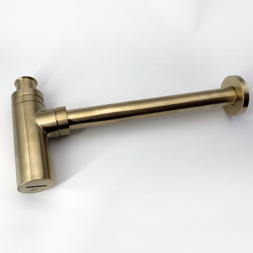 OEM ODM Watermark Brushed Gold Bathroom Sink Drain Assembly