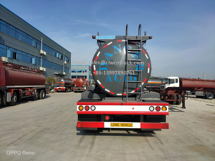 chemical liquid semi trailer