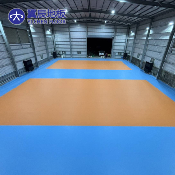 8.0mm Plastic Vinyl Flooring for Indoor Sports Courts & Fields