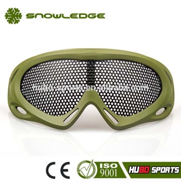 HUBO factory CS wargame airsoft paintball steel mesh safety protection glasses