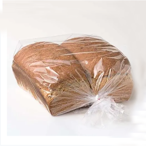 Clear Bread Loaf Flat Plastic Bag