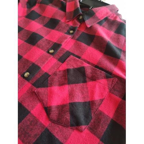 Women Causal Shirt With Pocket Women Casual Y/D Flannel Shirt Factory