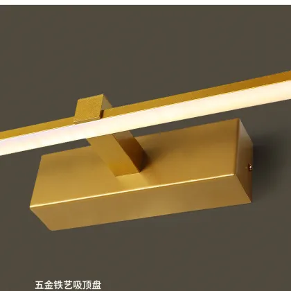 Modern LED Gold Bathroom Vanity Lights