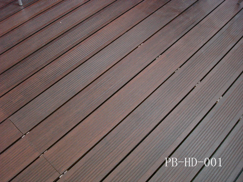 Bamboo Outdoor Decking Carbonized Strand Woven Highly Durable Bamboo Outdoor Material