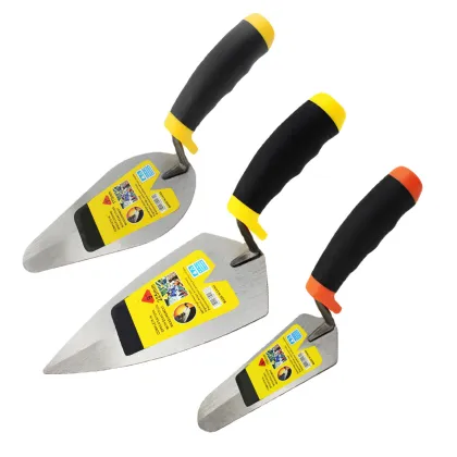 Plastic Handle Brick Laying Tools and DIY Plaster Trowels