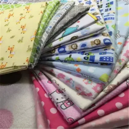 Cotton Flannel Pajamas Fabric - 100% Cotton Printed Flannel