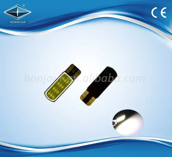 Hot sale COB pcb t10 w5w 12 smd chips led light for auto motorcycle accessories