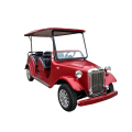 Carro de golf eléctrico clásico de lujo de 4 plazas vintage