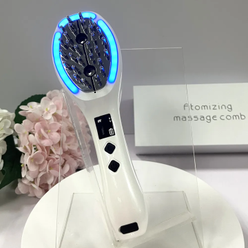 Kabellose Infrarot -Vibration Haarwachstumskamm mit LED -Rotlichttherapie
