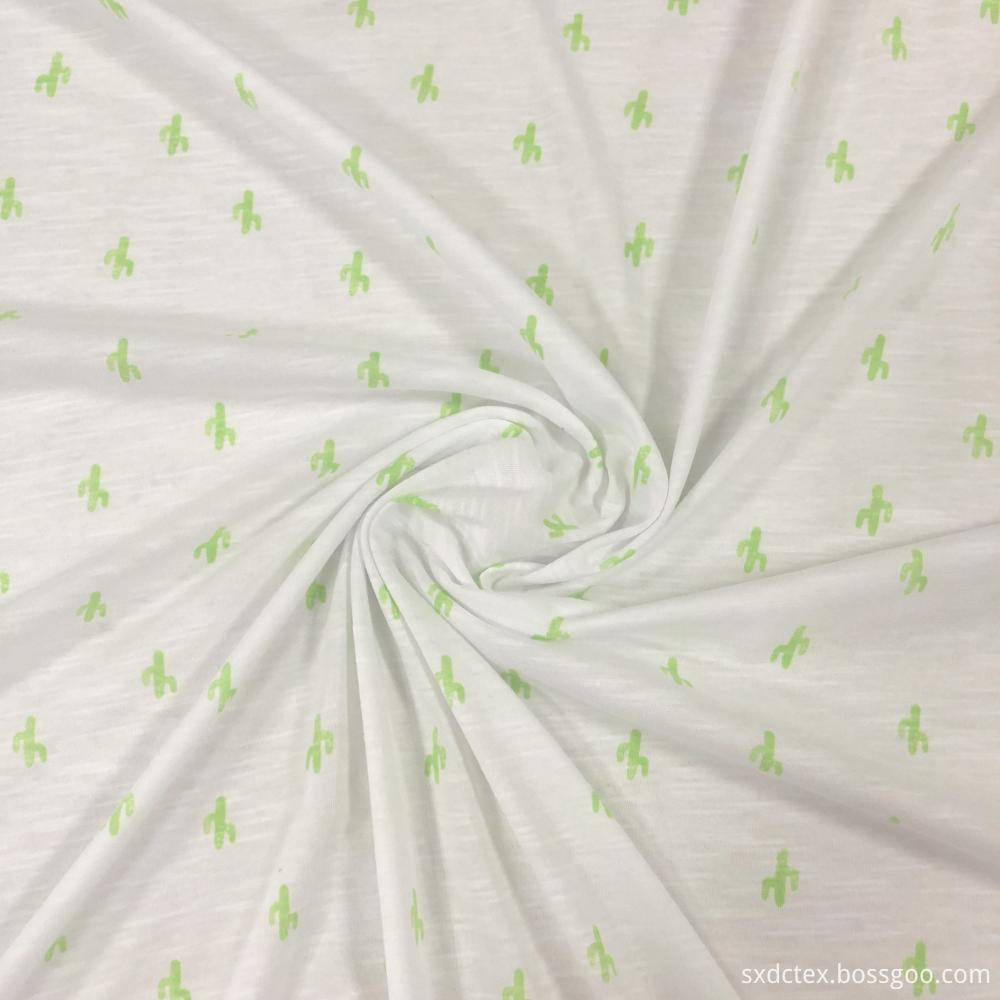 CVC Bamboo Joint Print Fabric
