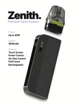Refillable Pod Device by ZGAR Zenith Open System Kit