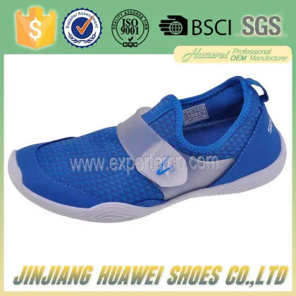 2017 Fashion Young Wedding Beach Shoes With Blue and Red Color Shoes