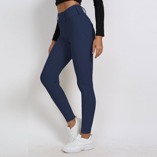 High Quality Navy Ladies Horse Riding Breeches