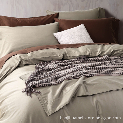 Sandy Gold 4 PCS 100% Egyptian Cotton Bedding Sets