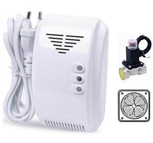 GAS DETECTOR WITH SOLENOID VALVE