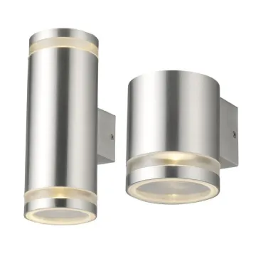 Modern LED Wall Light for Indoor and Outdoor Use - Stainless Steel Body