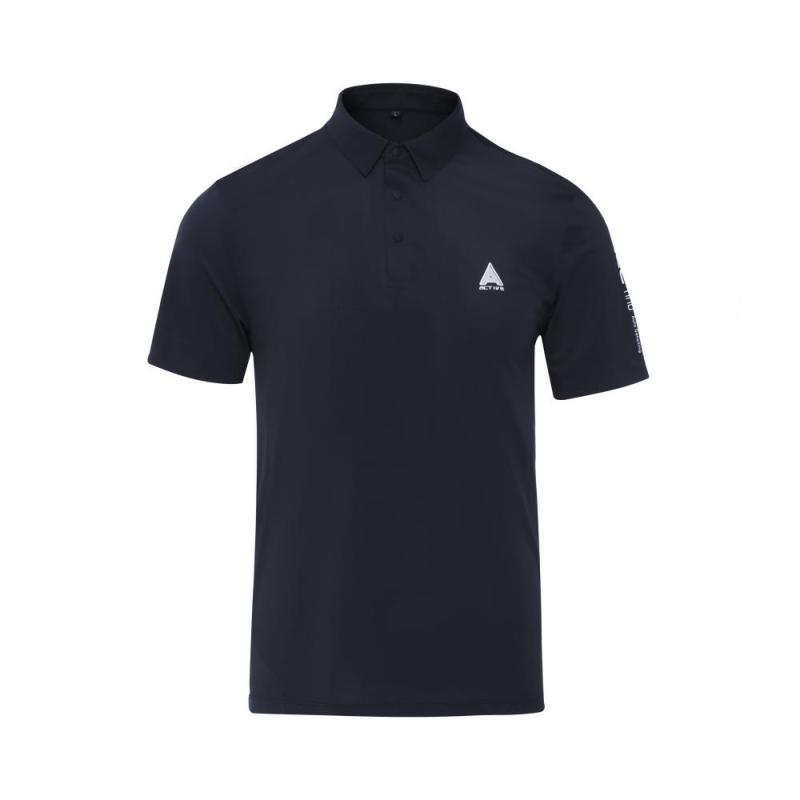 Gentlemanly Polo-Necked Men's Top