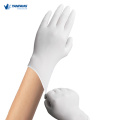 Gants chimiques en nitrile blanc sans poudre