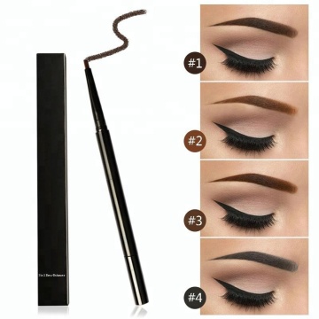 Crayon à sourcils 3 en 1 avec mascara à sourcils imperméables et stylo en poudre