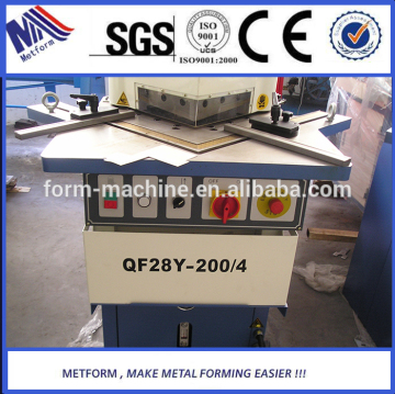 6mm hydraulic angle notcher, V fixed angle cutting machine, hydraulic angle bar cutting machine