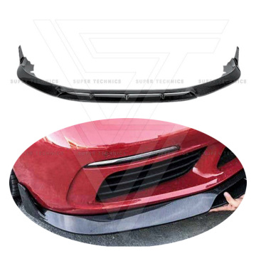 Pt Spoiler per labbra anteriore in fibra di carbonio per Porsche Boxster 718 2016-2020