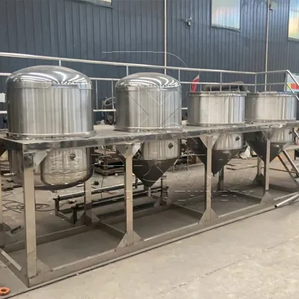 Automatic Edible Oil Refinery Machine for Peanut, Sunflower, Soybean, and Palm Oils