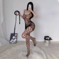 Sexy BodyStocking Women Fishnet Open -Schritt -Körperanzüge