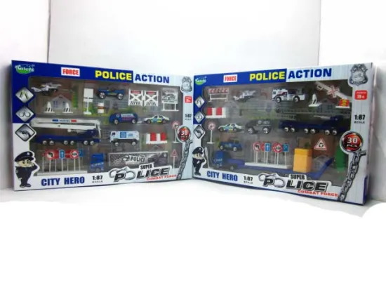 DIE CAST POLICE SET