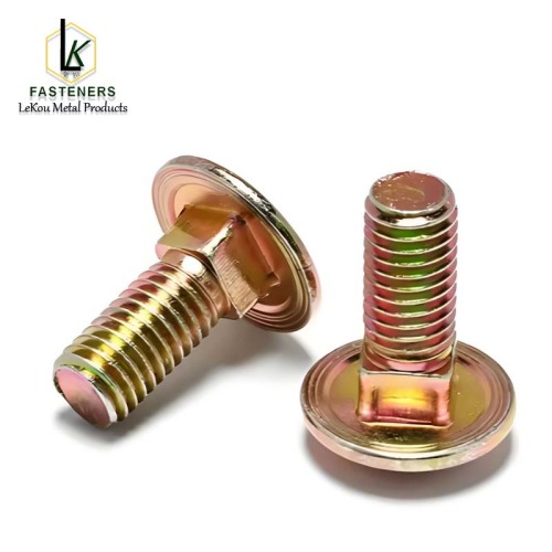 DIN603 Болт карэткі з вялікай паўкруглай галоўкай і квадратнай шыяй