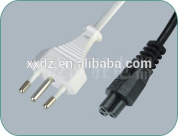 Italy style IMQ power cord with c5 laptop connector