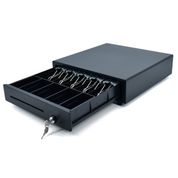 Metal POS Cash Drawer - 4B/5B/5C/8C, RJ11/RJ12, 12V/24V, 410x420x100mm