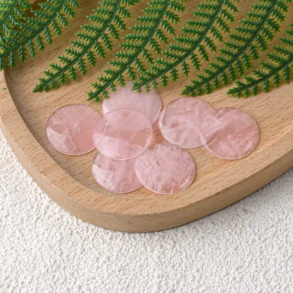 Rose Quartz Round Shape Natural Pink Quartz