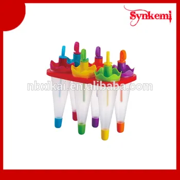 Umbrella shaped plastic reusable ice molds for sale